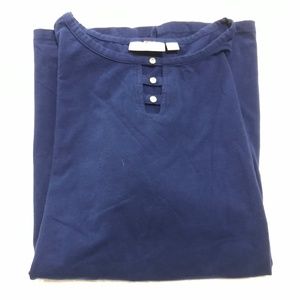 QF blue t-shirt embellished with rhinestones (2X)